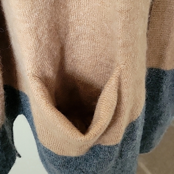 Madewell Womens Kent Colorblock Merino Wool Blend Cardigan Coziest Yarn - Size M - Picture 6 of 11